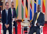 الرئيس ​السيسي ونظيره الأوغندي