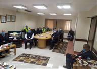 لقاء رئيس الشركة العاملين بالمحطة