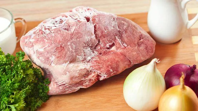 إذابة اللحوم المجمدة                              