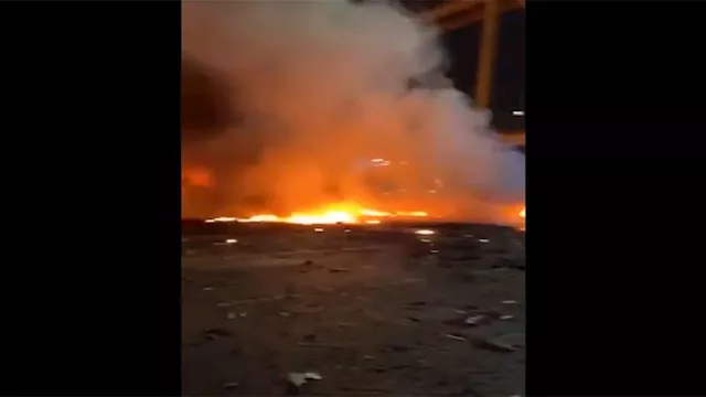 انفجار في دبي- أرشيفية