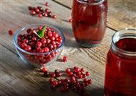 عصير التوت البري