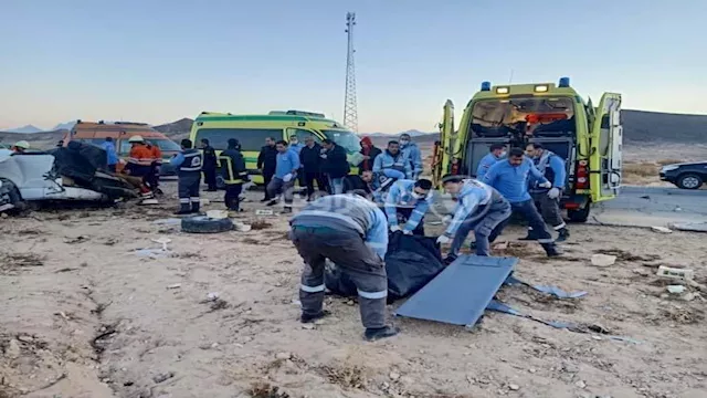 حادث تصادم اتوبيس وميكروباص ارشيفية