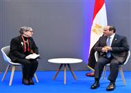 الرئيس السيسي ونجلاء بودن رئيسة حكومة تونس
