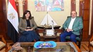 ​وزيرة الهجرة تستقبل نائب رئيس مجلس إدارة مجموعة ش