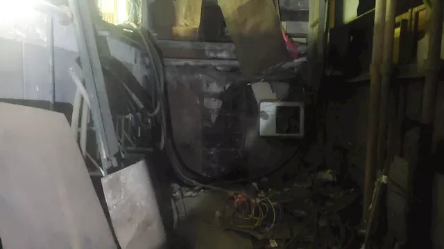 احتراق لوحة كهرباء