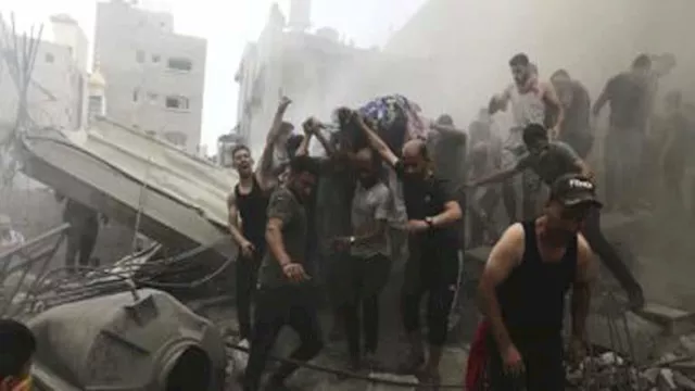 خلال العدوان الإسرائيلي على غزة