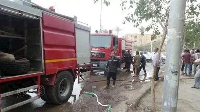 حريق ورشة ارشيفية