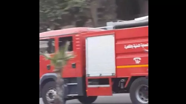 حريق عقار بمنطقة السيدة زينب 