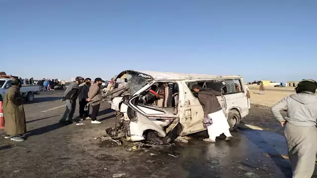 تصادم ميكروباص وملاكي ارشيفية