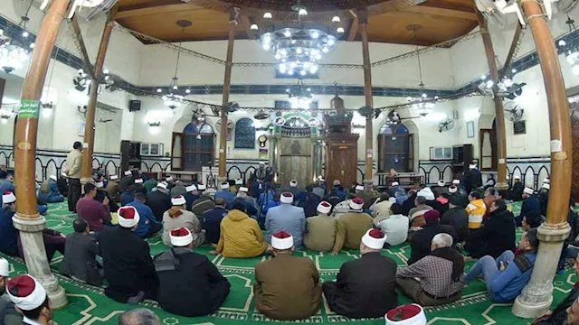 احتفال الأوقاف بليلة النصف من شعبان 