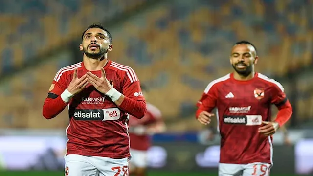 احتفال كريم فؤاد بهدفه