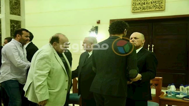 محمد عادل رئيس المقاولون العرب وحسام غالي