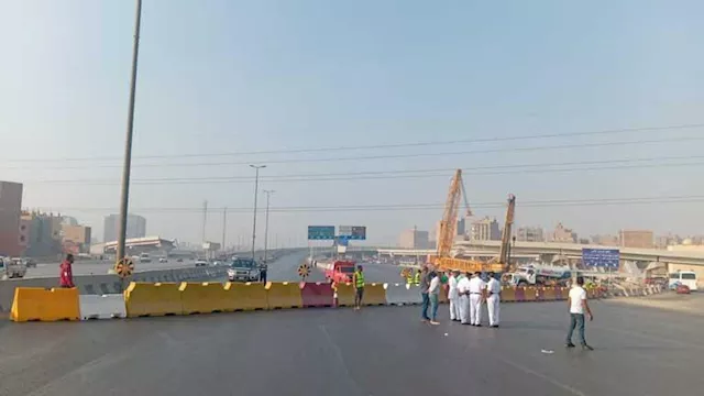 غلق طريق مصر أسوان الزراعي 10 أيام