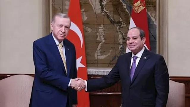 الرئيس السيسي يستقبل أردوغان ارشيفية