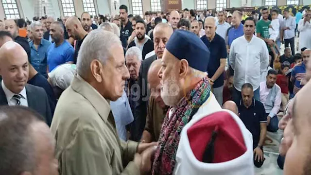 جنازة شقيقة المهندس إبراهيم محلب