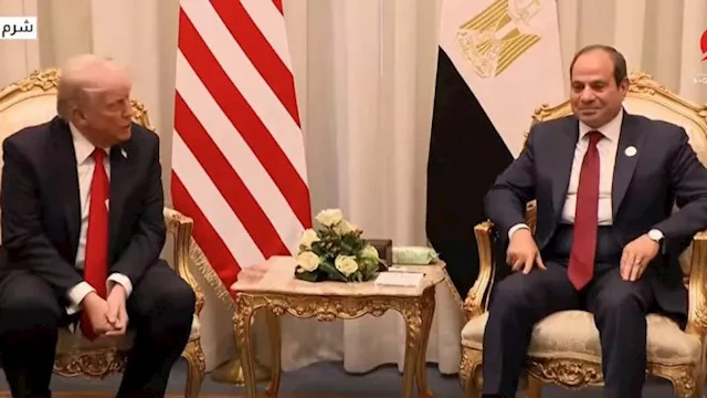 السيسي يستقبل ترامب