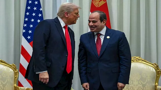 الرئيس عبد الفتاح السيسي والرئيس دونالد ترامب (1)