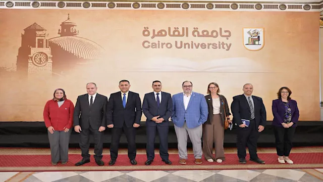 الدكتور محمود السعيد يستقبل وفد من جامعة ولاية بنس