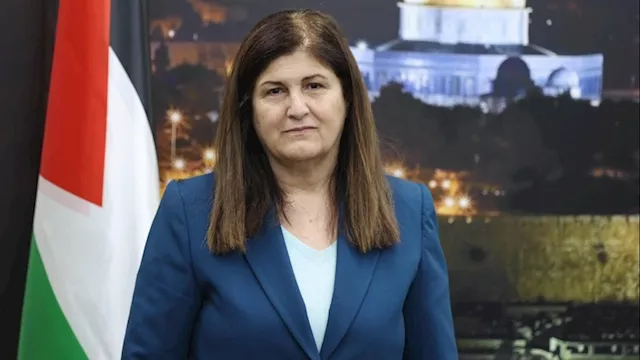 وزيرة الخارجية الفلسطينية فارسين أغابكيان شاهين