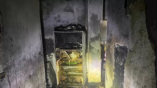 حريق شقة - أرشيفية 