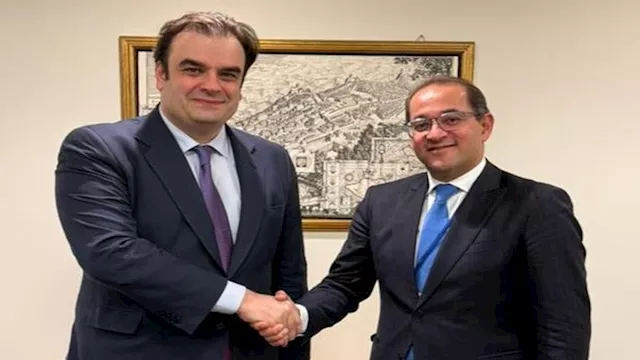 أحمد كجوك ووزير المالية اليوناني