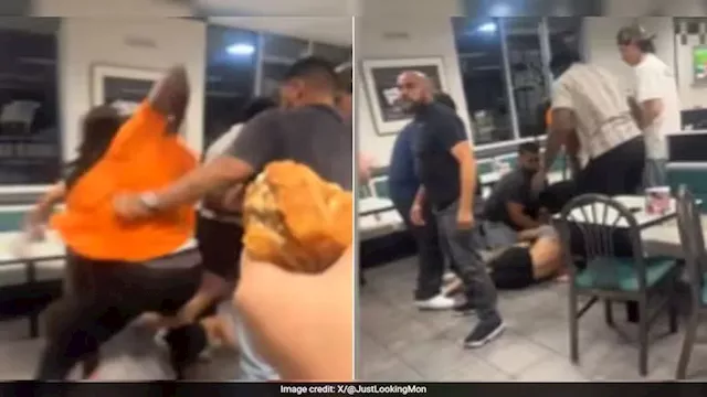 فيديو صادم.. شجار عنيف في مطعم بسبب طلب خاطئ