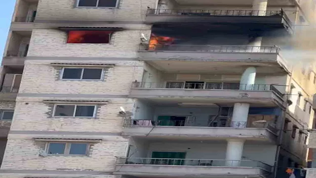 حريق شقة - أرشيفية