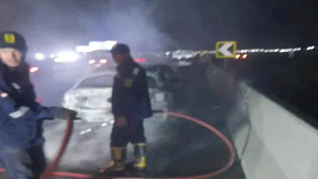 تفحم سيارة - أرشيفية