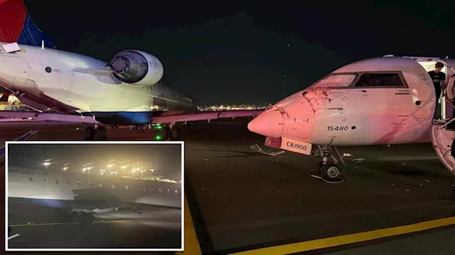 اصطدام طائرتين في مطار أمريكي