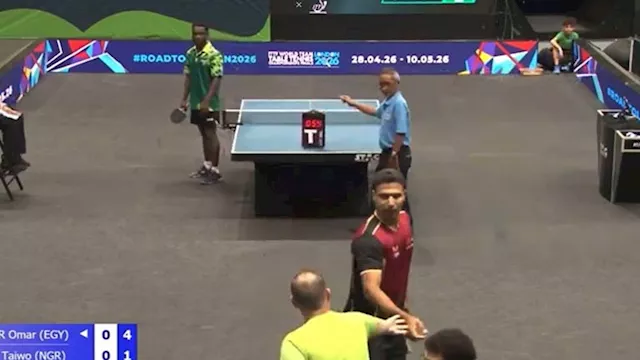 مشادة بين ثنائي منتخب مصر لتنس الطاولة