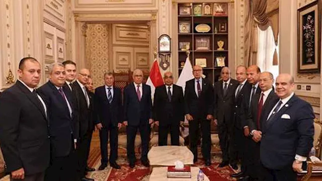 وزير العدل يزور مجلس الدولة لبحث تعزيز أوجه التعاو