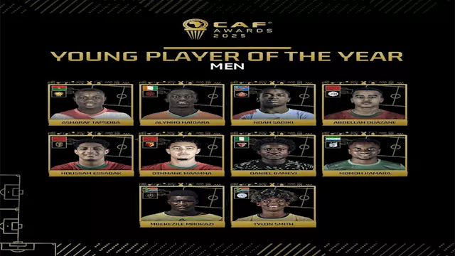 قائمة المرشحين لجائزة أفضل لاعب شاب في أفريقيا