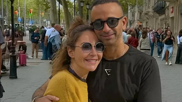 منة شلبي والمنتج أحمد الجنايني