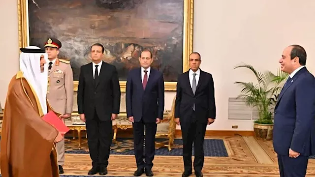 سفير الإمارات يقدم أوراق اعتماده إلى الرئيس السيسي