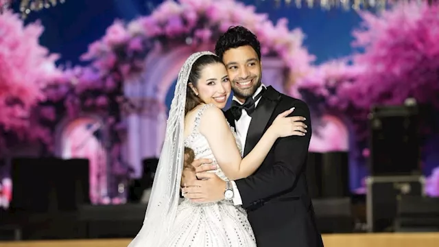 احمد جمال وزوجته فرح الموجي