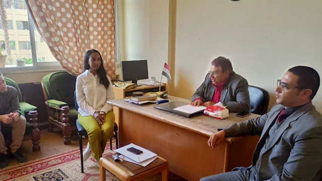 آداب حلوان تستقبل الطلاب الوافدين البلغاريين