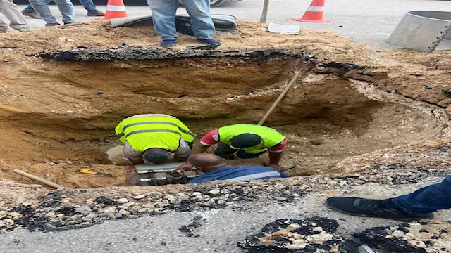 الجيزة تعلن عودة المياه بحدائق الأهرام