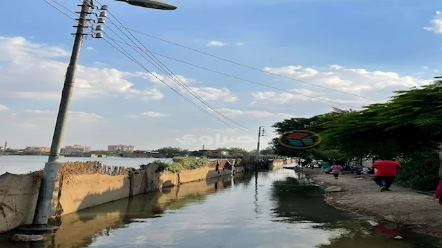 غرق منازل طرح النهر في أشمون 