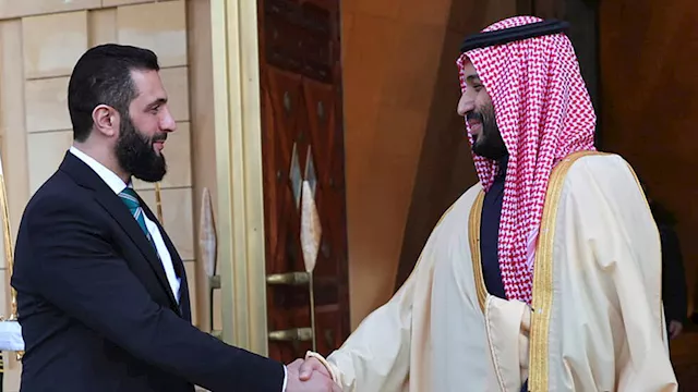الأمير محمد بن سلمان وأحمد الشرع