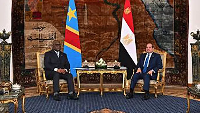 الرئيس عبدالفتاح السيسي يستقبل الرئيس الكونغولي