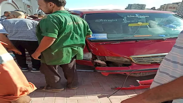 تصادم ميكروباص