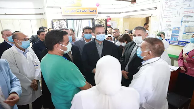نائب وزير الصحة يتفقد 3 مستشفيات بكفر الشيخ