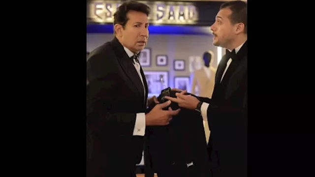 هاني رمزي وابنه