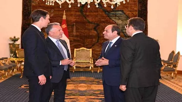 الرئيس السيسي والمبعوث الأمريكي