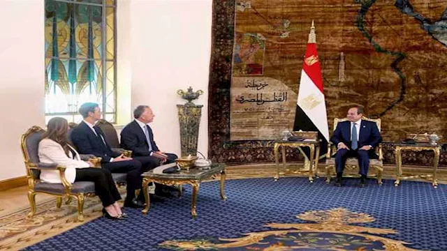 الرئيس السيسي والمبعوث الأمريكي 