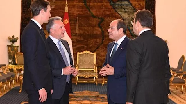 ستيف ويتكوف والرئيس السيسي