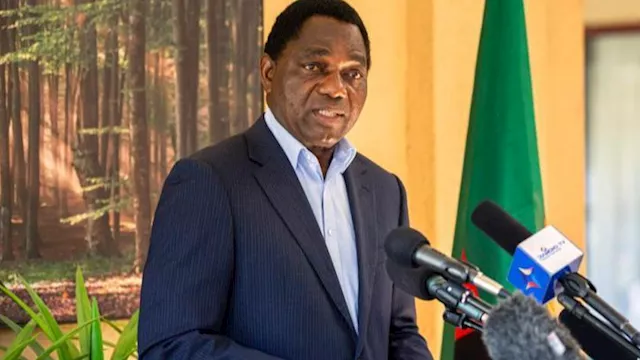 رئيس زامبيا هاكيندي هيتشليما