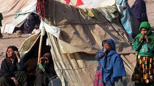 لاجئين أفغان