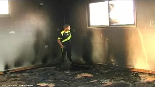  مستوطنون يحرقون مسجدًا في الضفة