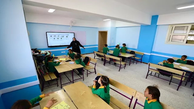 افتتاح مدرسة أولاد مازن